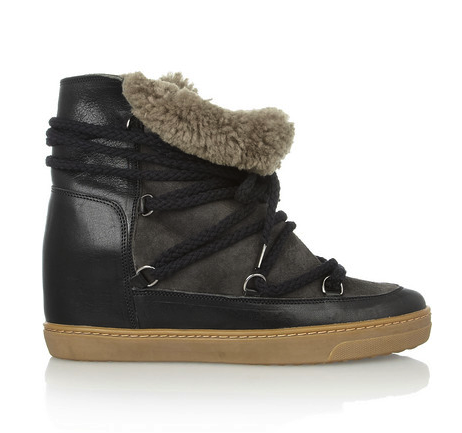 isabel marant concealed wedge boots
