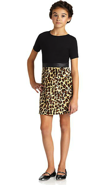 DKNY leopard print dress