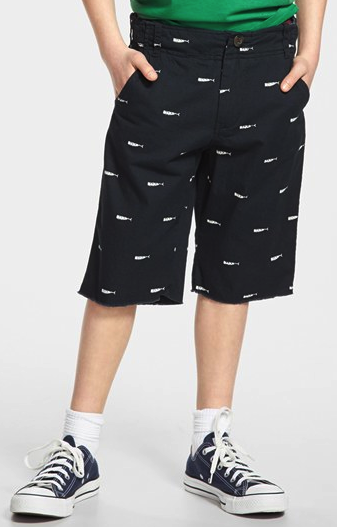Peek whale print shorts