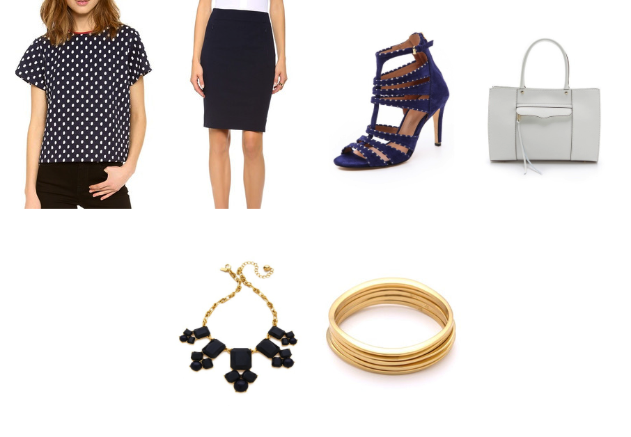 how to wear the latest trends - polka dots desk to date