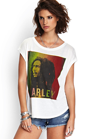 Forever 21 Bob Marley tee