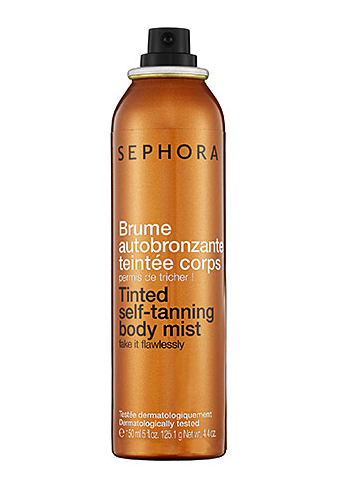 Sephora Collection tinted self tanning body mist