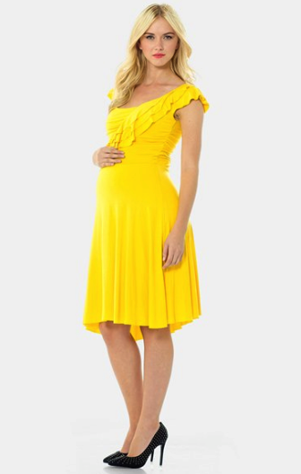 Lilac clothing maternity dress