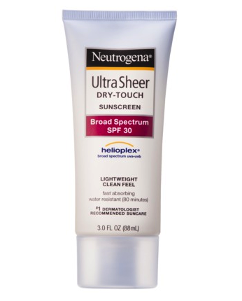 Neutrogena ultra sheer sunscreen