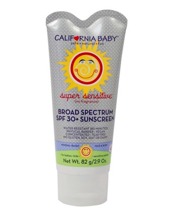 California Baby sunscreen