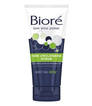 Biore pore unclogging scrub