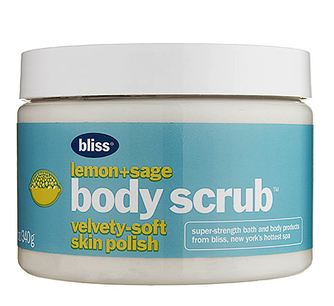 Bliss lemon and sage body scrub