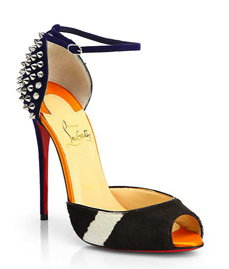 Christian Louboutin shoes textured accessories