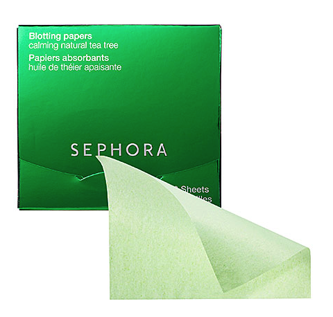 Sephora tea tree blotting papers