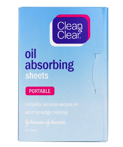 Clean & Clear oil absorbing sheets