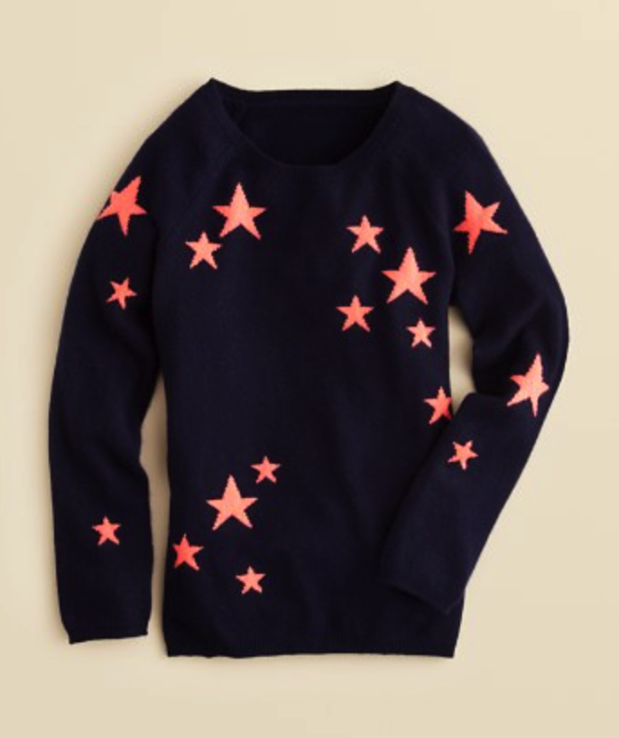 Aqua cashmere sweater