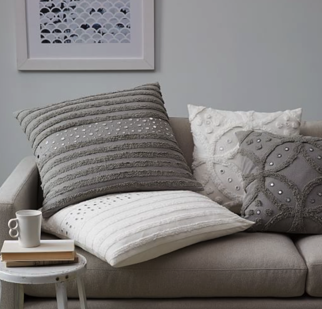 West Elm pillow covers