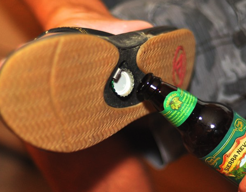 Reef bottle opener sandals